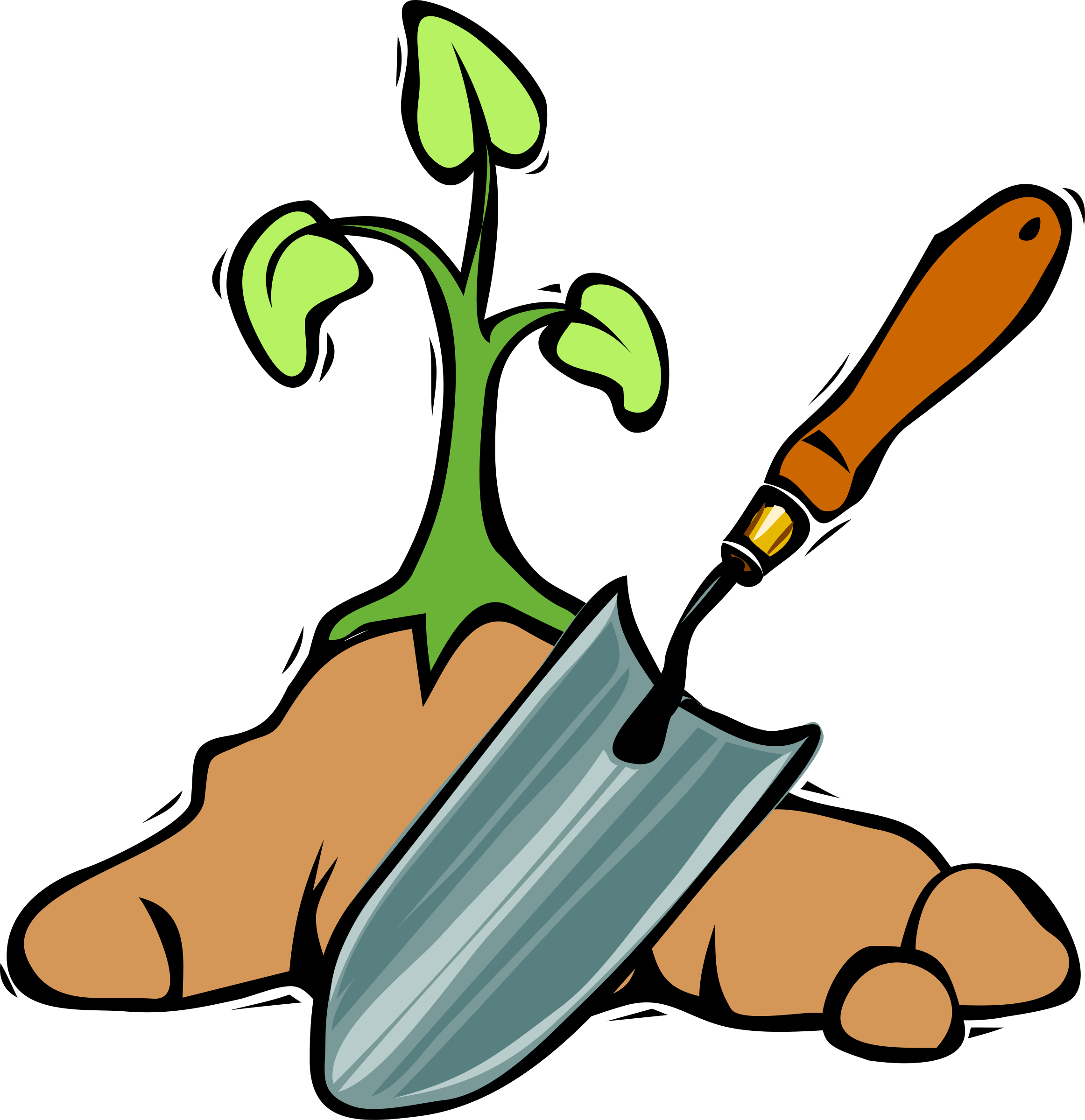 Hobby Clip Art Download - Garden Tools Clipart (2324x2400)