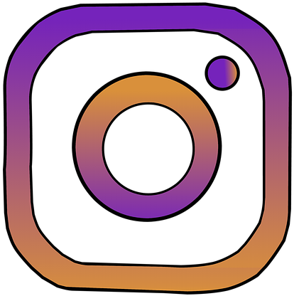 Instagram Insta Icon Clipart Vector Sticker - Instagram (442x720)