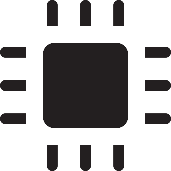 Chip Icon Clip Art At Clker - Clip Art (600x600)
