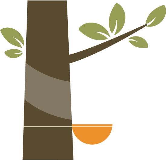 Sustainability - Rubber Tapping Clipart (600x600)