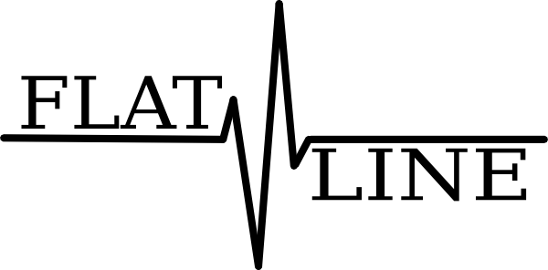 Flat Line Clip Art - Flat Line Clip Art (600x296)
