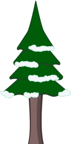 Cartoon Pine Trees - Winter Tree Png Cartoon (512x512)