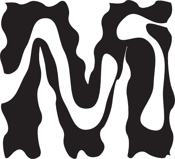Letter M Zebra Style Clip Art - Letter M In Different Style (600x544)