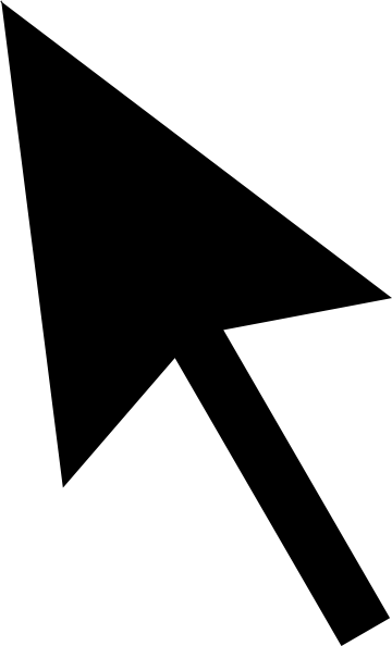 Cursor Arrow Icon Clip Art - Computer Arrow Icon Png (480x792)