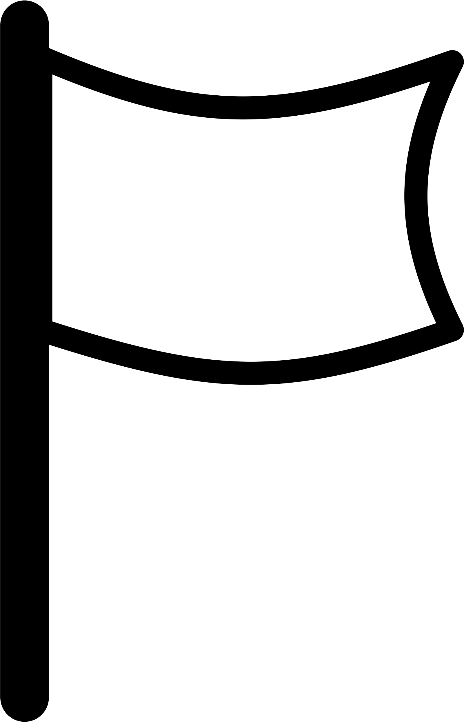 Clipart Info - White Flag Icon Png (1000x1404)