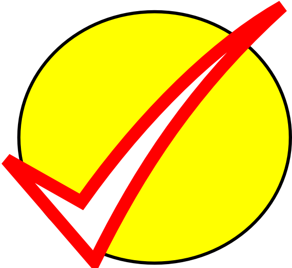 Check Clipart Symbol - Check Clip Arts (600x551)