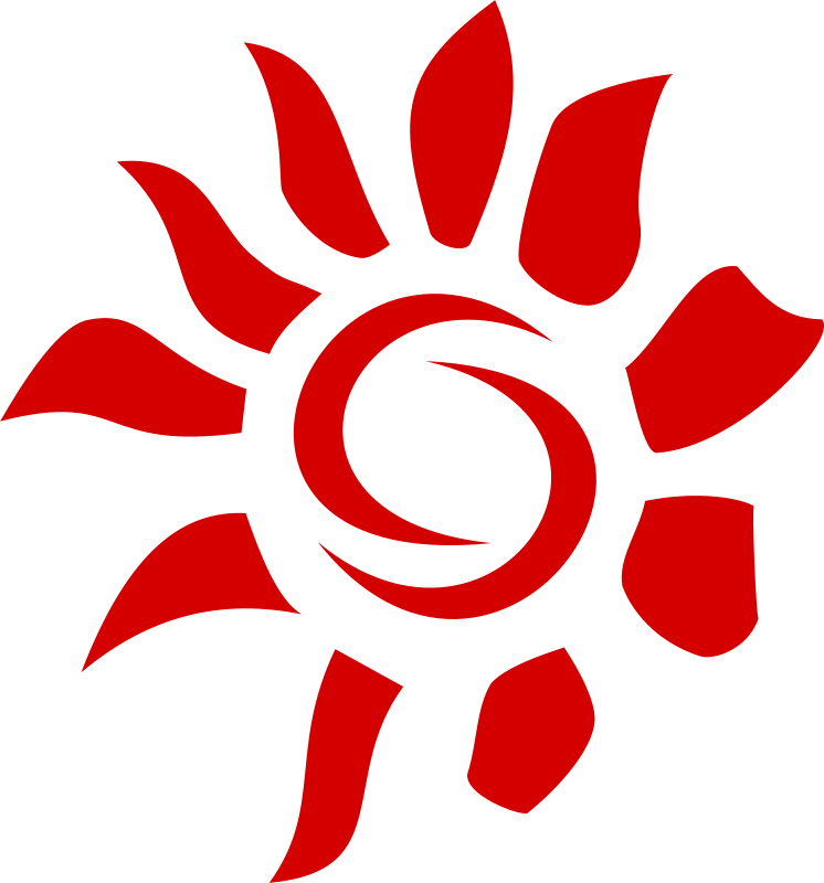 Sun Icon - Red Sun Clipart (746x800)