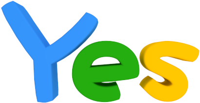 Yes Clip Art Free - Yes Man (500x300)