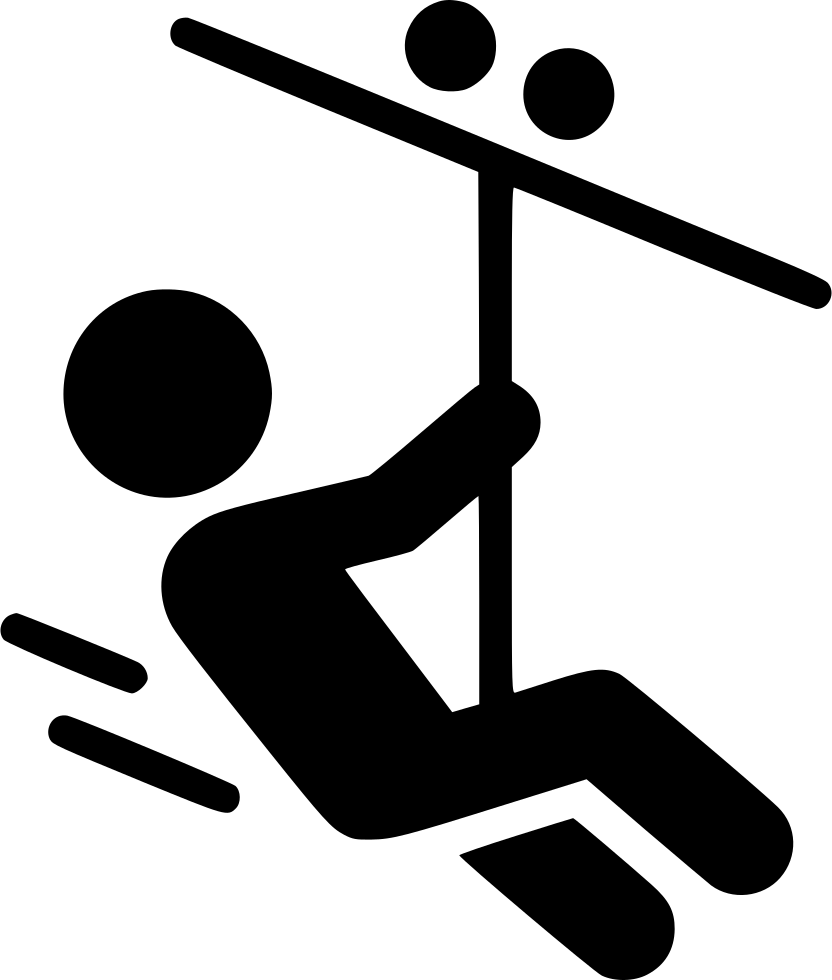 Ziplining Clipart Zip Line Svg Png Icon Free Download - Zipline Clipart (832x980)
