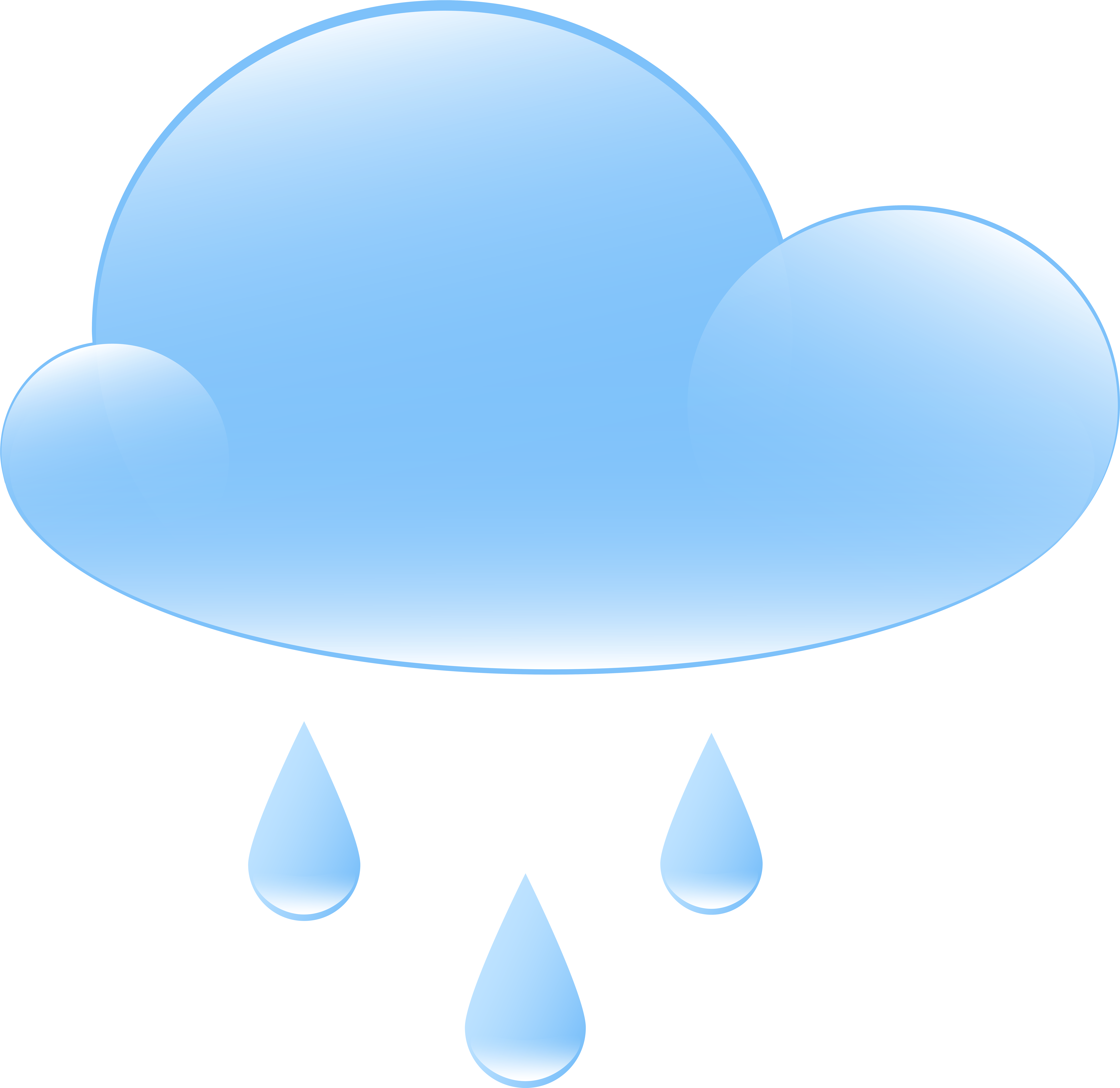 Rainy Cloud Weather Icon Png Clip Art - Rainy Cloud Weather Icon Png Clip Art (8000x7770)