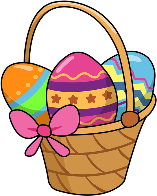 Easter Clip Art Free Printable - Easter Basket Clipart Free (600x800)