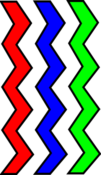 Clipart Of Zig Zag Clip Art At Clker Com Vector Online - Zigzag Clipart (342x591)