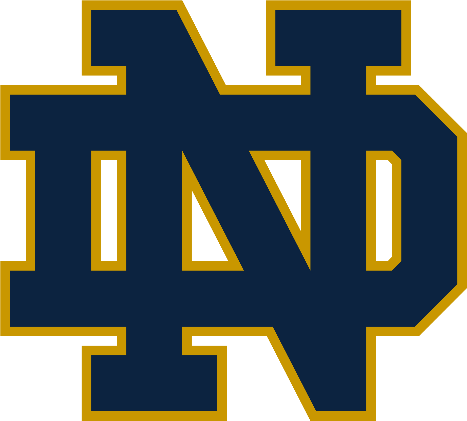 Vs Notre Dame Fighting Irish - Notre Dame Football Logo (2000x1800)