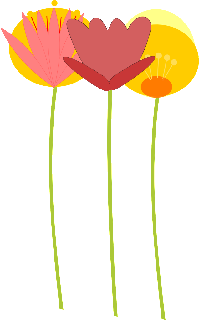 Flower Clip Art - Blumen Clipart Png (636x1023)