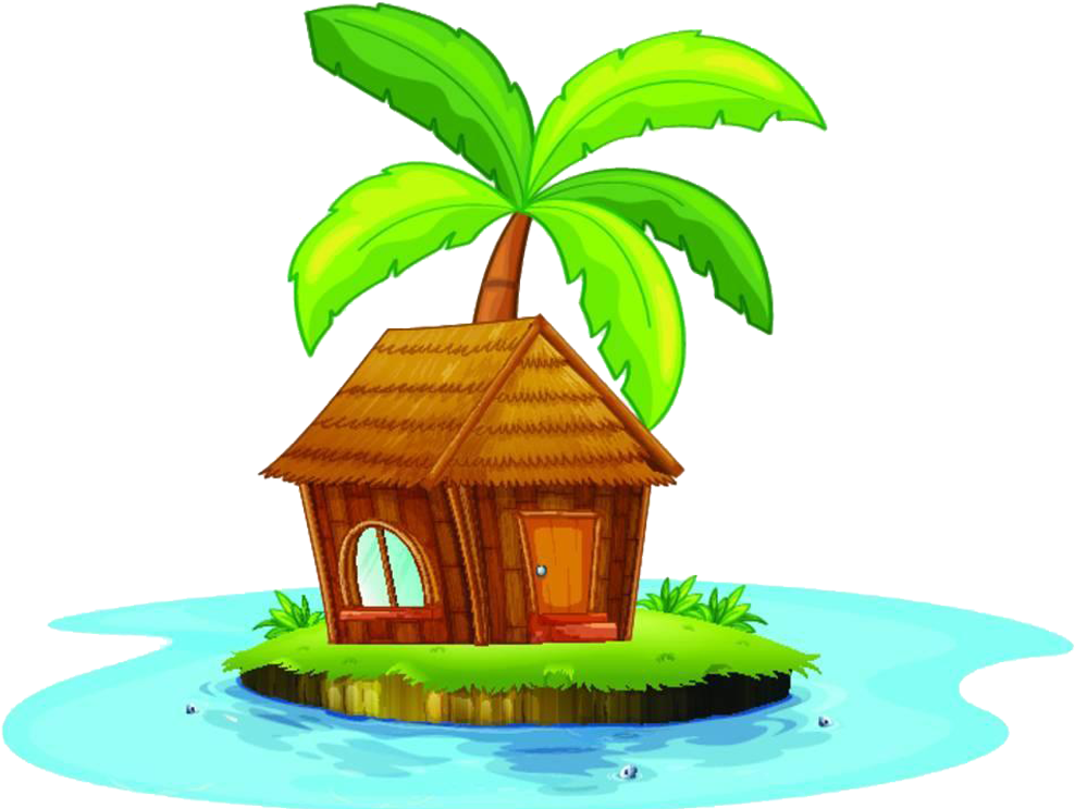Nipa Hut Clip Art - Nipa House Clipart (1000x743)