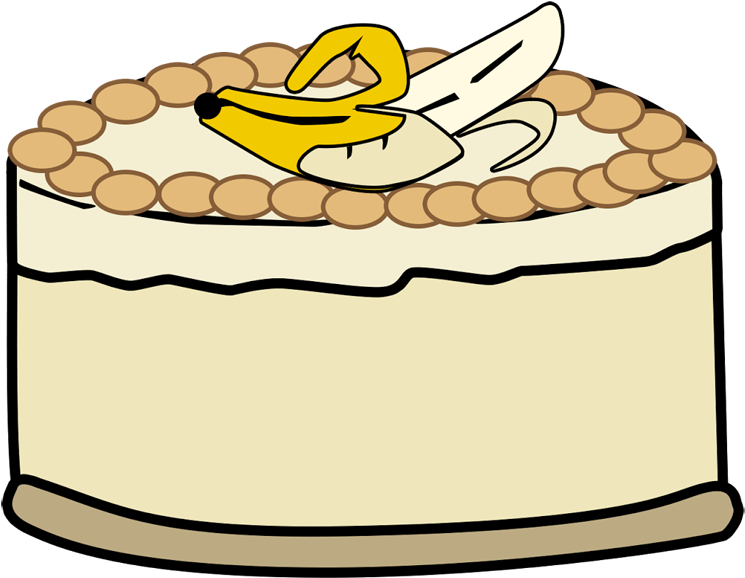Banana Pudding Cheesecake Hornsby Cakes - Banana Pudding Clipart (800x800)