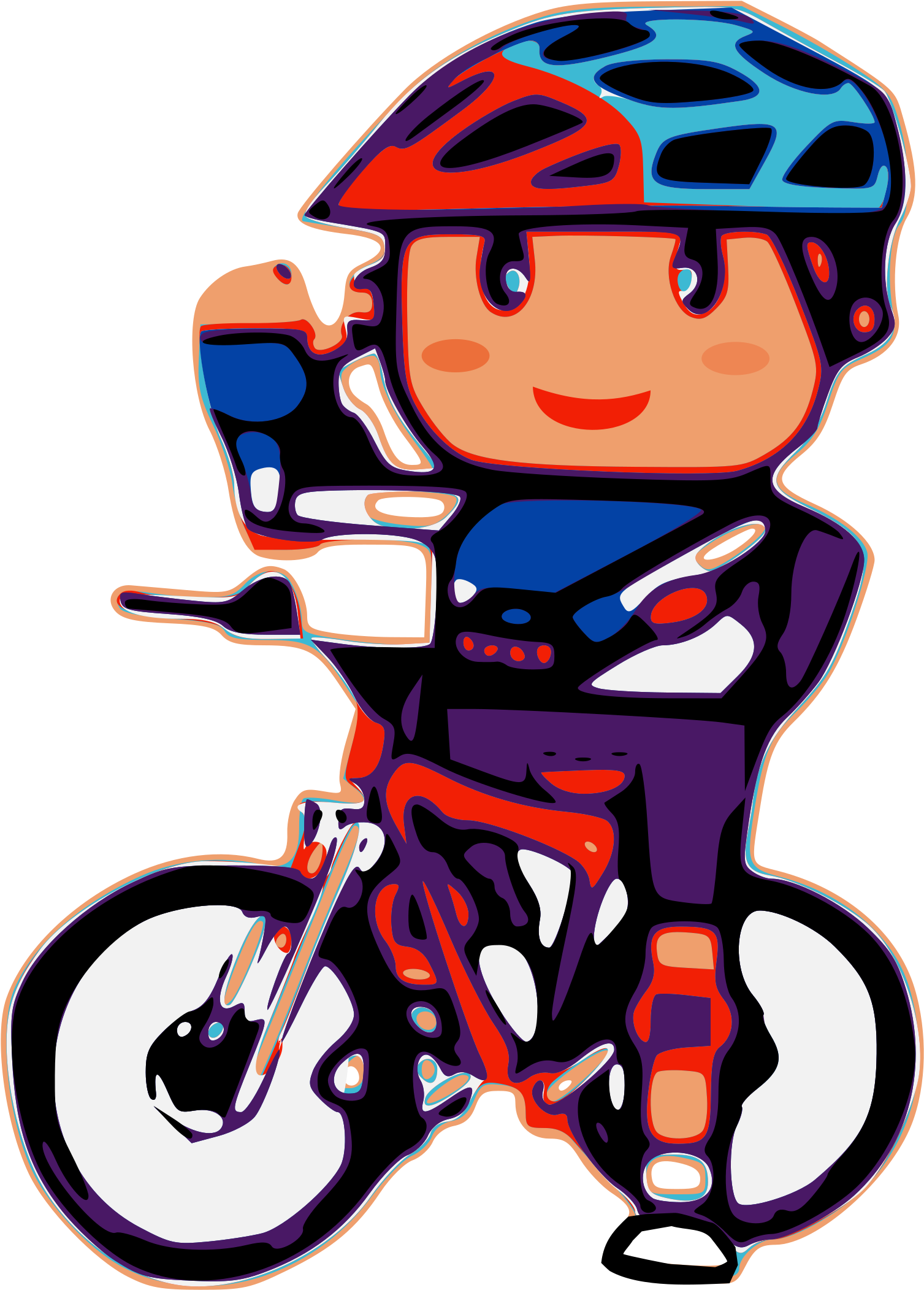Bike Rodeo Mark Your Calendar For This Saturday Thomas - Biker Clipart (1800x2400)