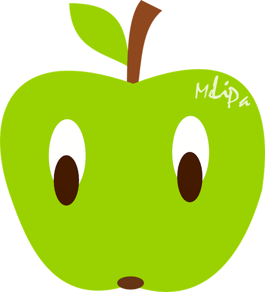 Cute Apple Clip Art - Clip Art (543x600)