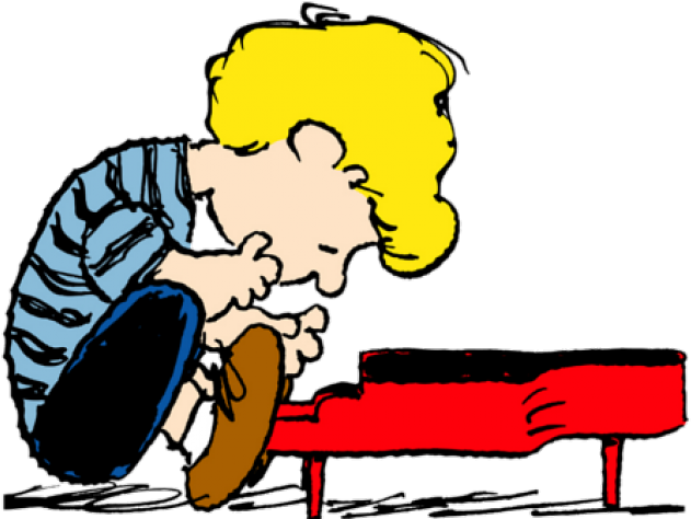 Clip Art Charlie Brown Christmas Tree Free - Piano Player Charlie Brown (640x480)