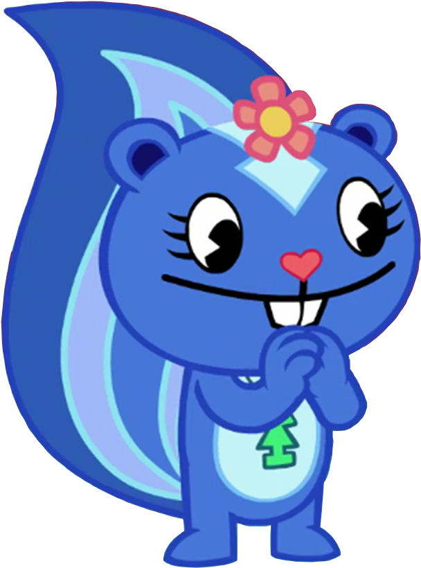 Petunia Clipart Blue - Happy Tree Friends Petunia (628x895)