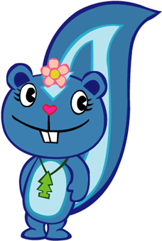 Petunia Clipart Blue - Petunia De Happy Tree Friends (350x350)