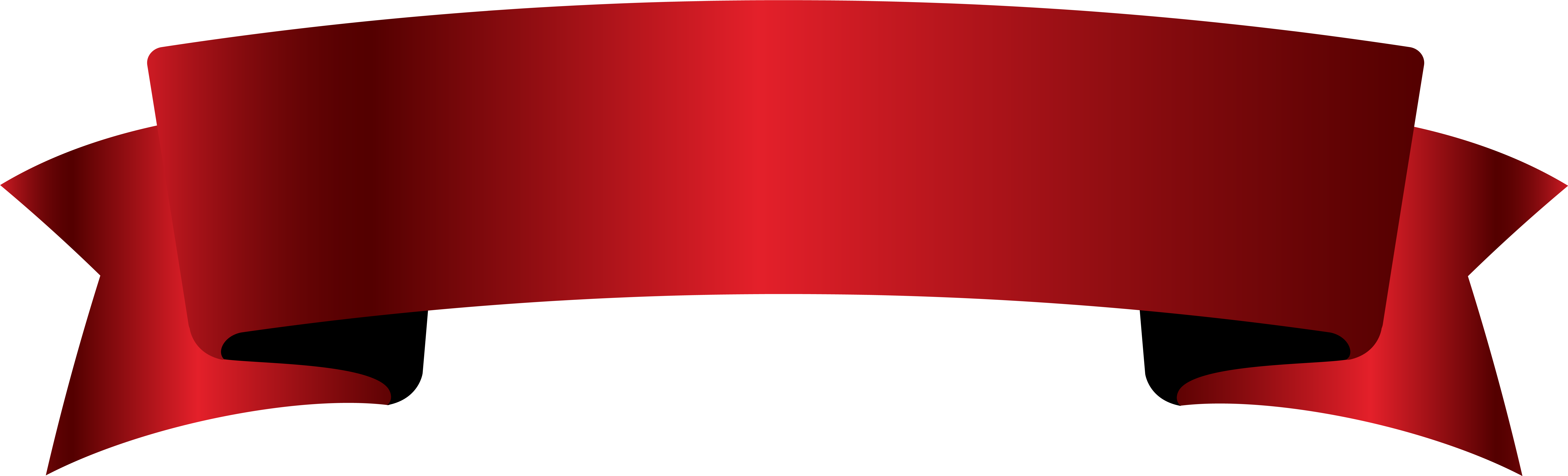 Red Banner Png Clipart Picture - Red Banner Png (8326x2675)