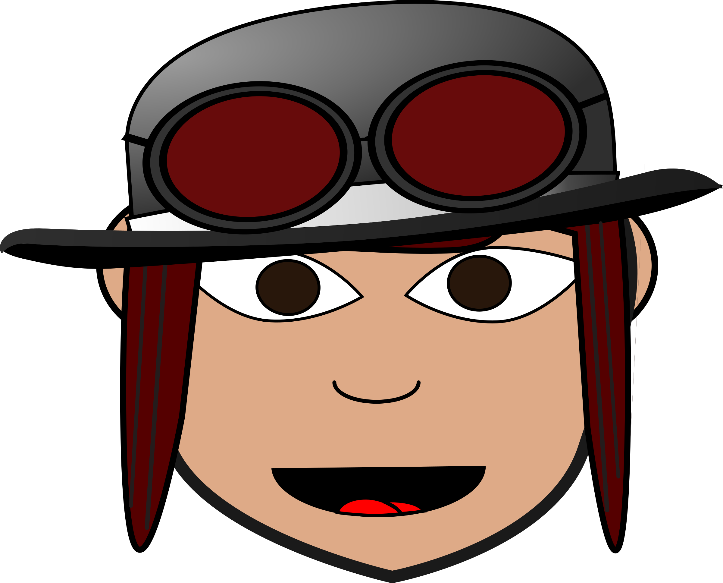 Steampunk Clip-art Retro Head Victorian Clip Art - Clip Art (2400x1934)