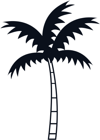 Palm Tree Icon - Vector Graphics (550x550)