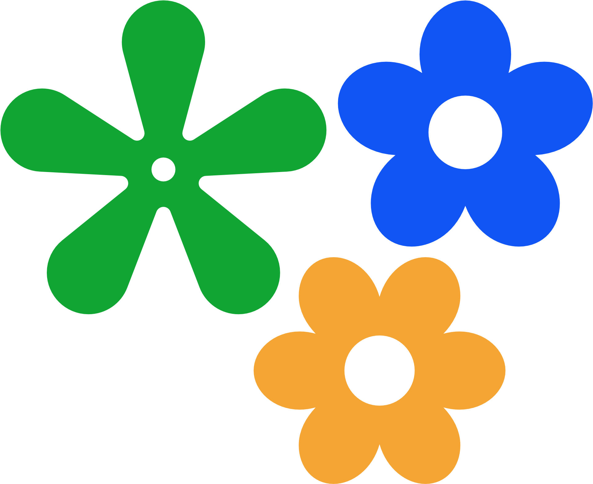 Elower Clipart 70's - Flower Icon (1969x1607)