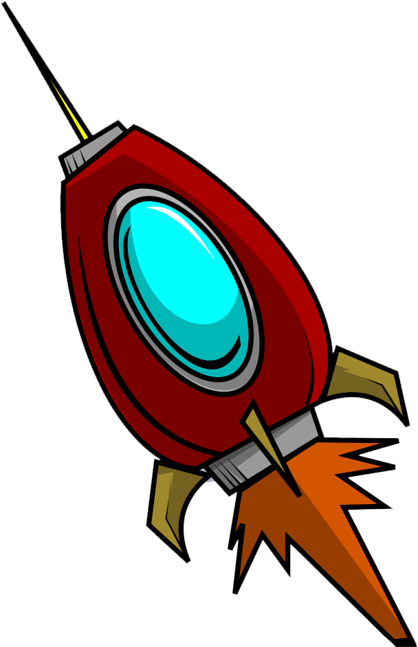 Free To Use &, Public Domain Rocketship Clip Art - Rocketship Clipart (757x993)