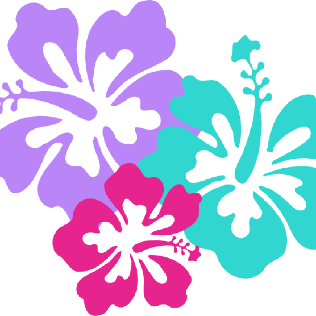 Free Hawaiian Clip Art Hawaiian Clip Art Borders Clipart - Hawaii Flower (1024x1024)