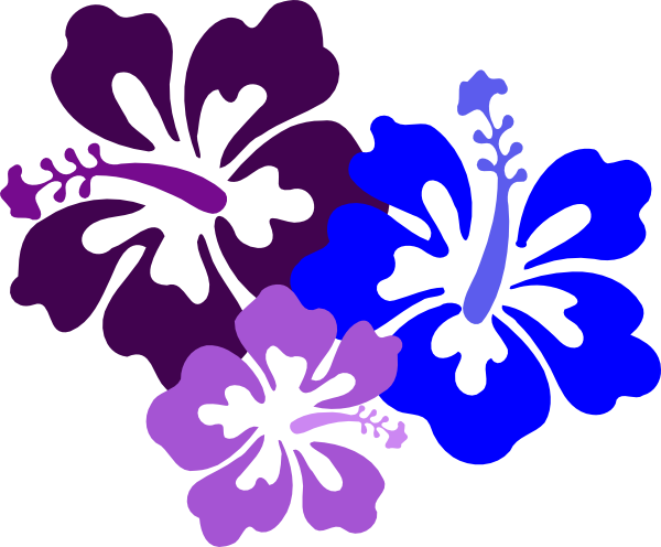 Hawaiian Luau Clip Art - Hawaii Flower (600x496)