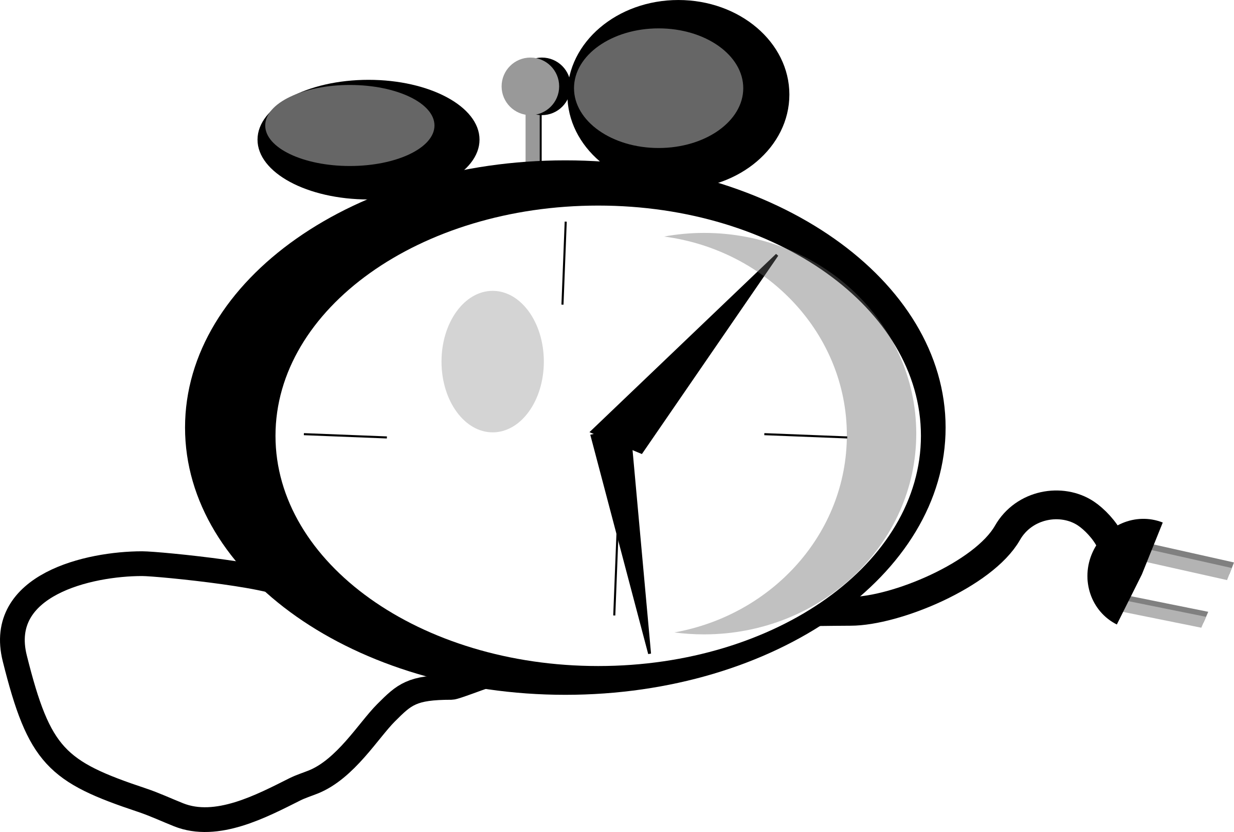 Big Image - Alarm Clock Clip Art (2400x1618)