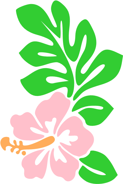 Hawaii Flower Cartoon Draw Hawaiian Flowers Icon - Flowers Clip Art Hawaii (452x663)