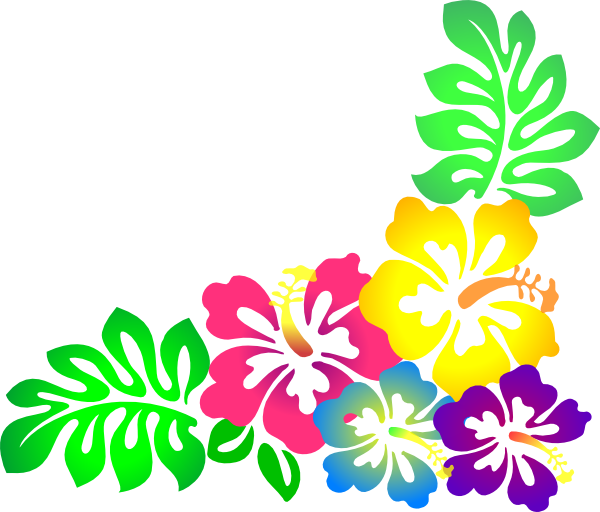 Hawaiian Clip Art Free - Hibiscus Clip Art (600x512)