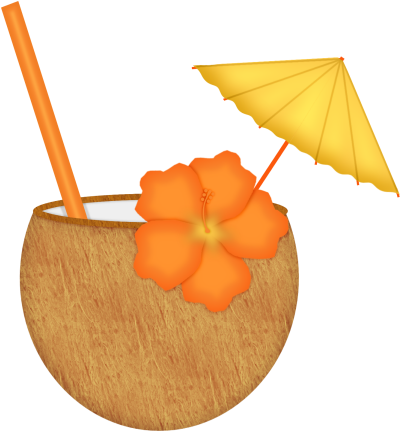Hawaiian Aloha Tropical - Clip Art (450x450)