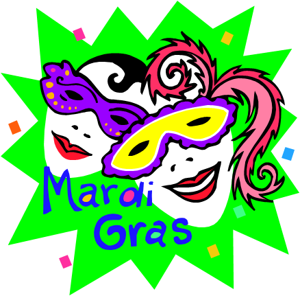 Mardi Gras Mini Book - Mardi Gras (438x431)