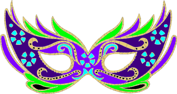 Carnival Mask Vector Png (600x318)