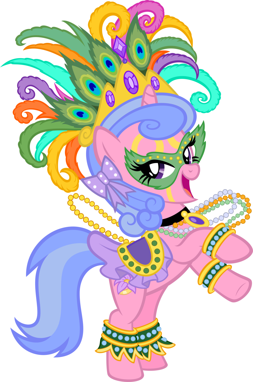 Mardi Gras Violet By Tygerbug - Mardi Gras Mlp (1024x1546)