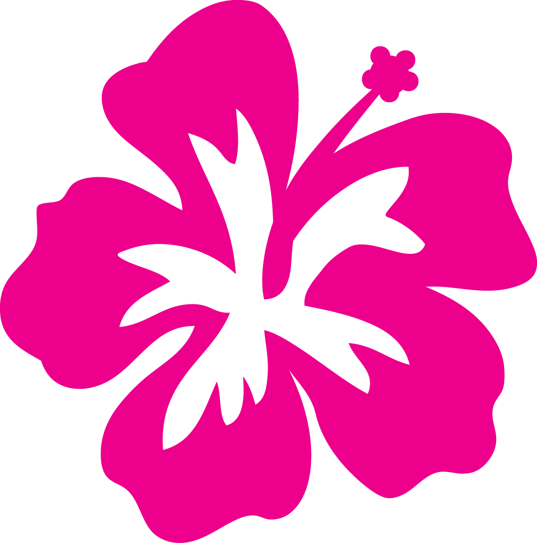 Hawaiian Flower Plumeria Flower Clip Art Clipart Bay - Hibiscus Stencil (1050x1063)