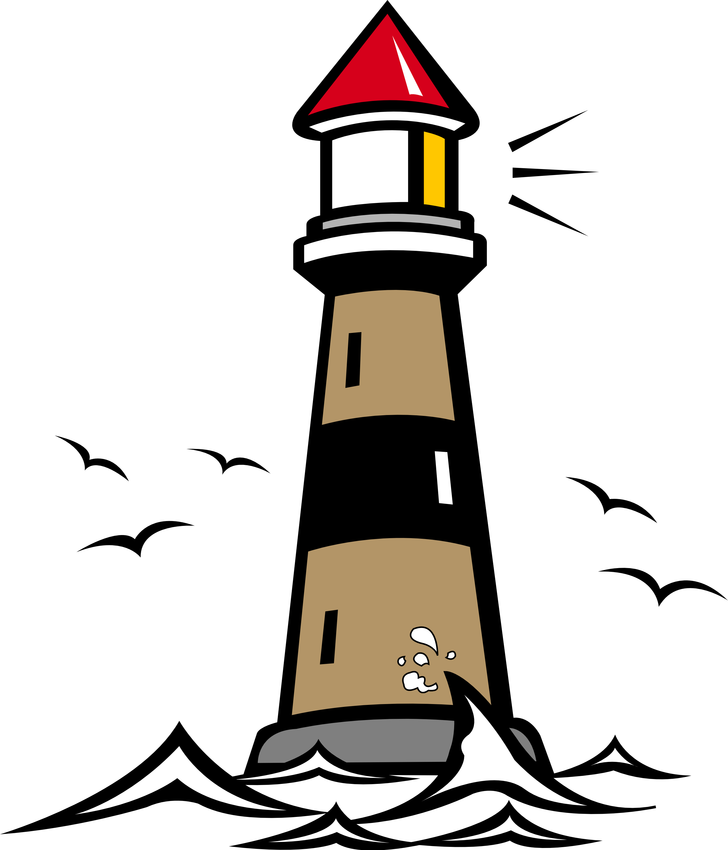 Cartoon Clipart Dinner Image Lighthouse Clipart Free - Lighthouse Clipart (2555x2982)