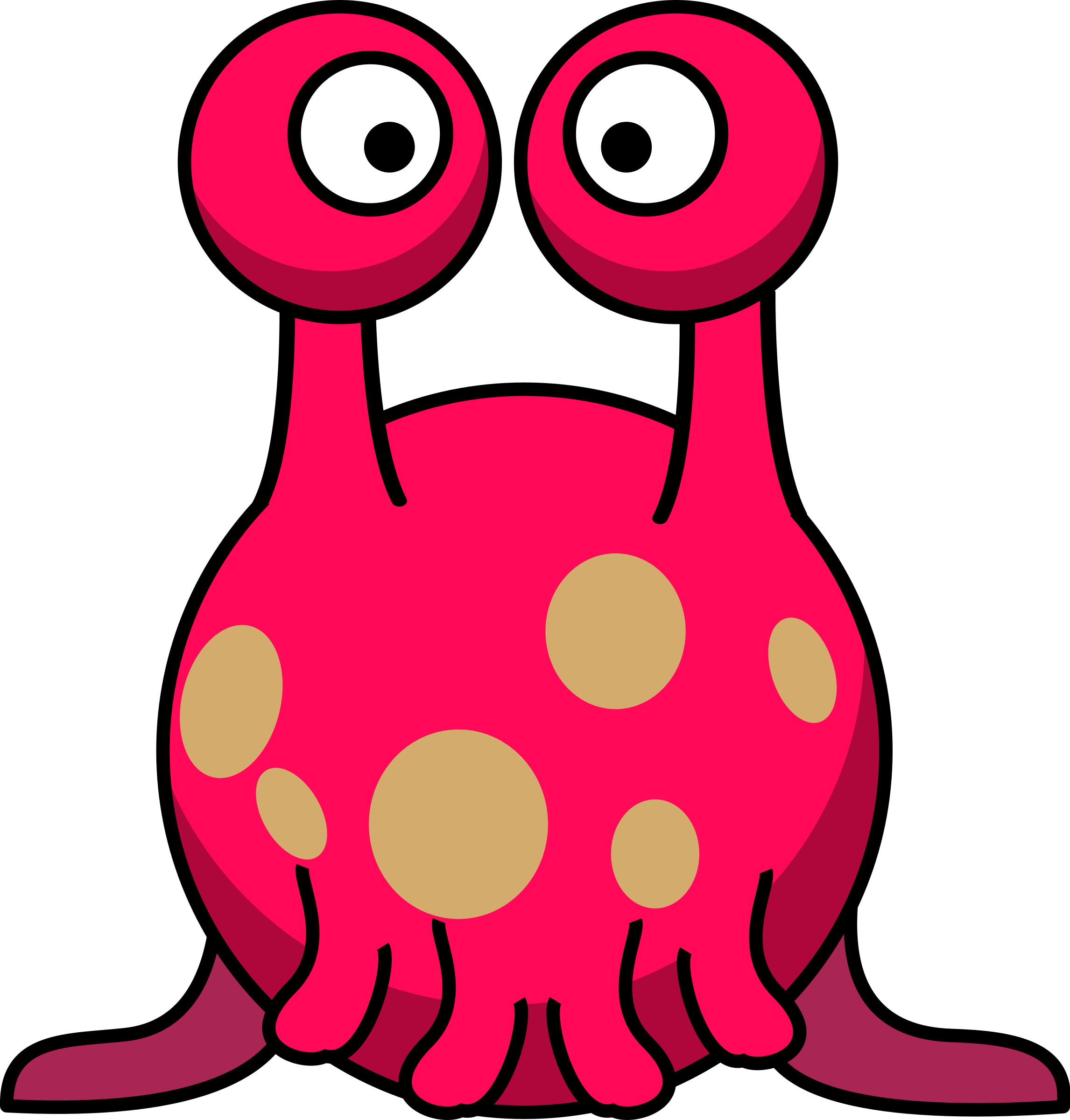 Clipart Silly Alien In The Style Of Lemmling Aliens - Alien Clipart (2292x2400)