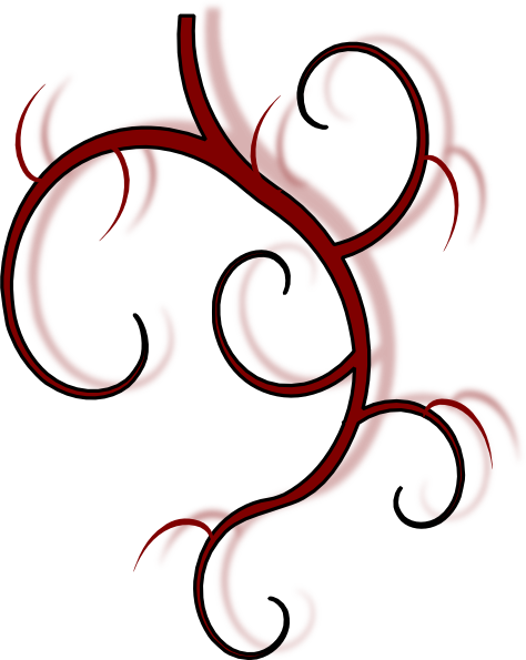 Swirl Tree Branch Clipart - Swirl Clip Art (474x595)