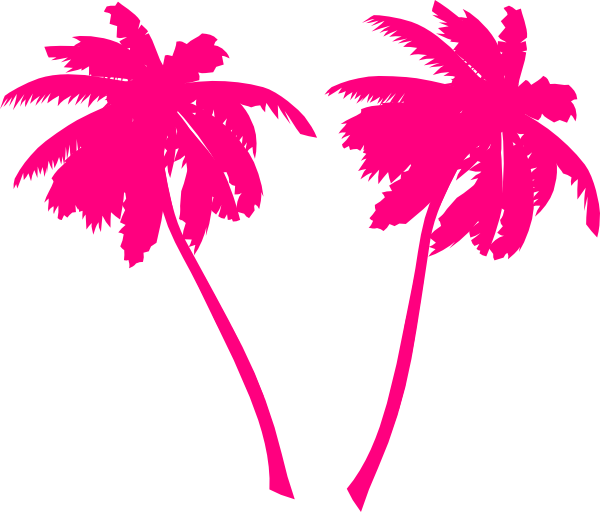 Vector Palm Trees Clip Art - 5'x7'area Rug (600x512)