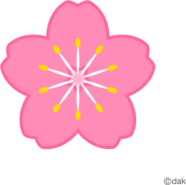 Flower Symbol Of The Cherry Tree｜pictures Of Clipart - Different Shapes Of Sequins (960x960)