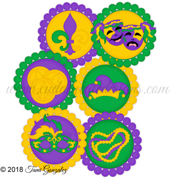 Mardi Gras Tokens - Mardi Gras (600x600)