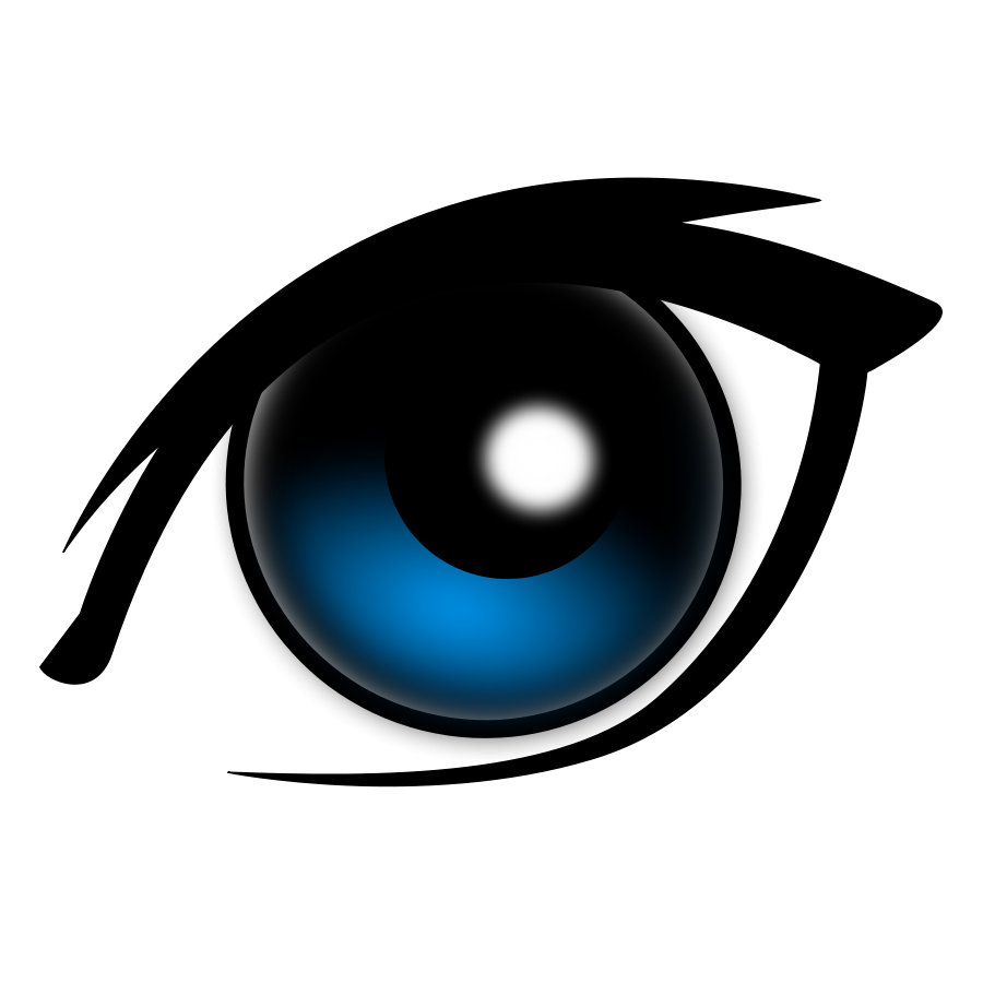 Cartoon Eyes Clipart - Cartoon Eye (900x900)