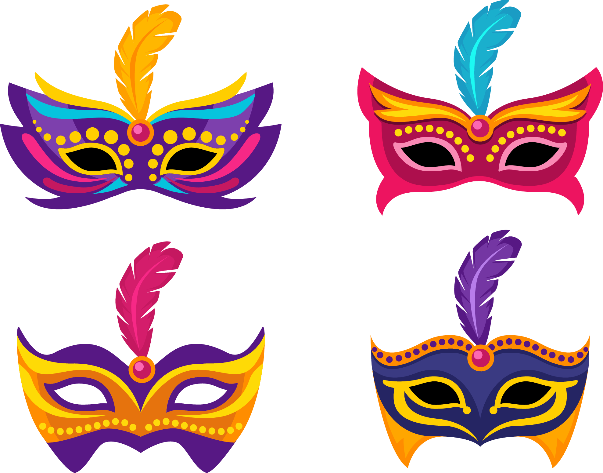 Mask Euclidean Vector Clip Art - Mask Euclidean Vector Clip Art (1977x1549)