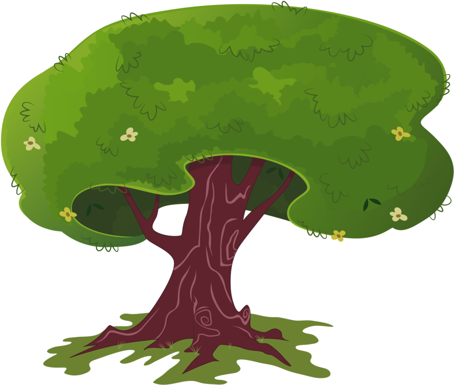 Tree By Yanoda On Clipart Library - My Little Pony Tree (900x768)