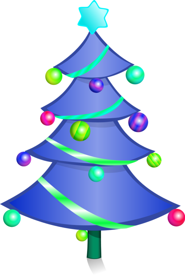 Decorated Christmas Tree Vector Clip Art Fp04ea Clipart - Creative Commons Christmas Tree (600x892)